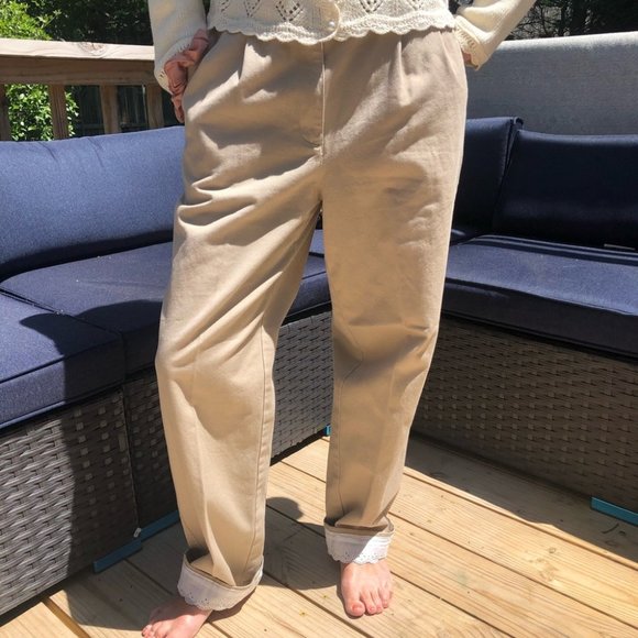 LAUREN RALPH LAUREN Khaki Slacks Pants